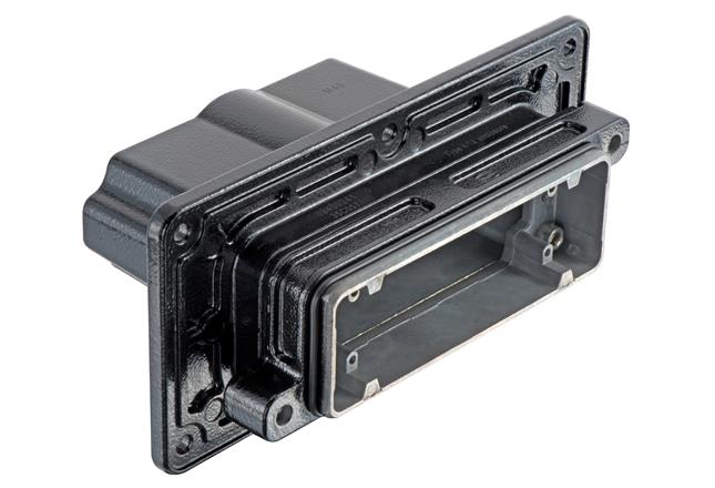 HARTING HAN HPR Heavy Duty Power Connector, M40 Thread, Top Entry