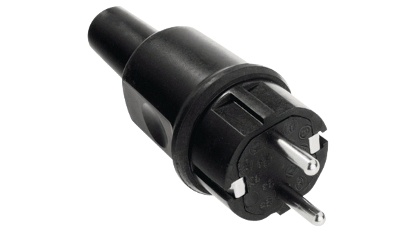 Bachmann Mains Plug, Cable Mount, 250