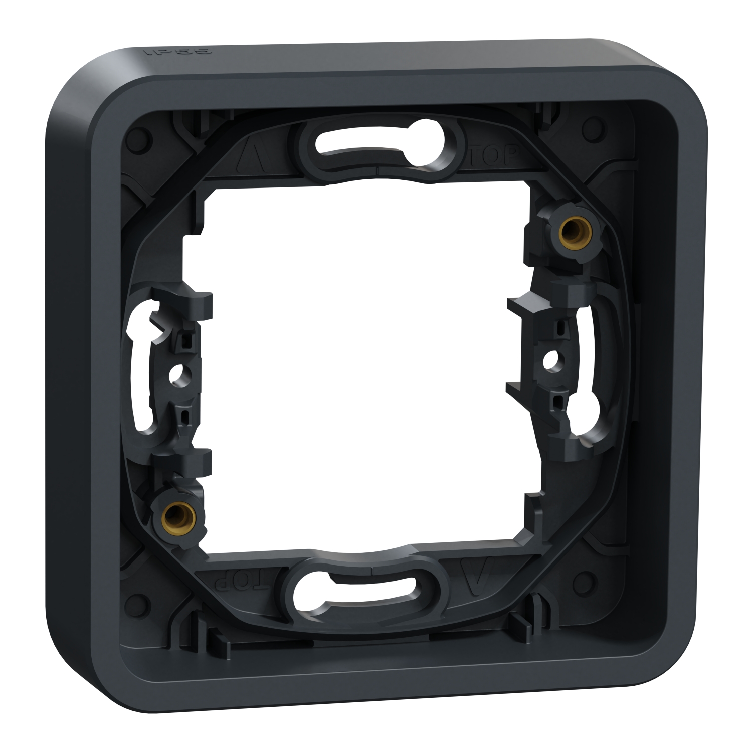 Schneider Electric Mureva Styl Grey PC Back Box Mounting Frame, 1 Gangs