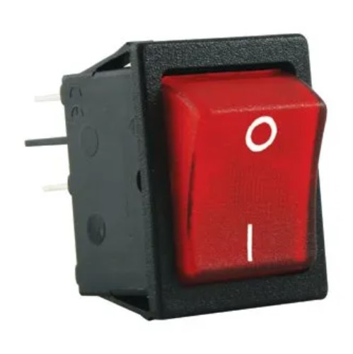 RS PRO Illuminated DPST, On-Off Rocker Switch