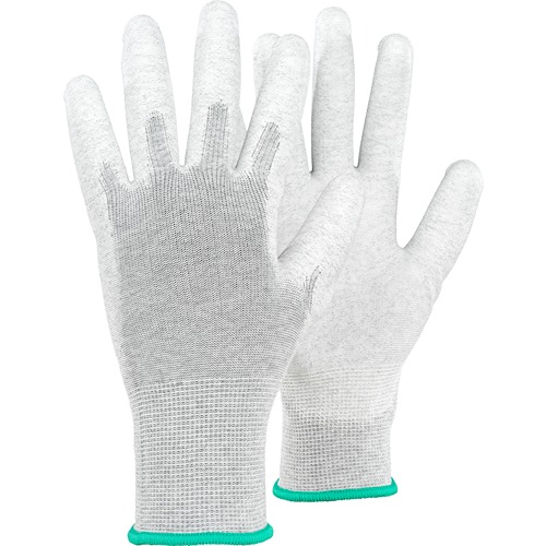 Tegera Polyurethane, Polyester, Carbon, 12 Gloves Work Gloves