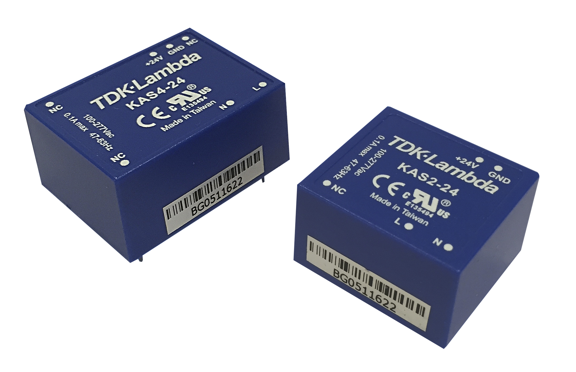 TDK-Lambda Switching Power Supply, KAS4-8, 8V dc, 500mA, 4W, 1 Output, 120 → 430 V dc, 90 → 305 V ac