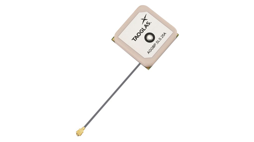 Taoglas AGGBP.SLS.25A.07.0060A Square GPS Antenna with UFL Connector