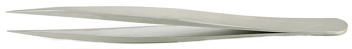 RS PRO 120 mm, Stainless Steel, Strong, Tweezers