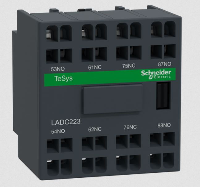 Schneider Electric Auxiliary Contact Block, 2NC + 2NO, Tesys LADC