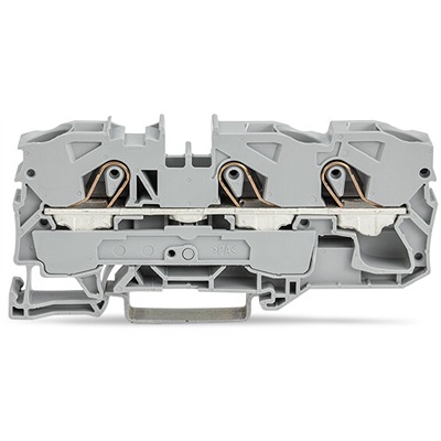 WAGO 2010-1305 TOPJOB S Series Black, 10mm², 1-Level, Push In Termination, ATEX, CSA, IECEx