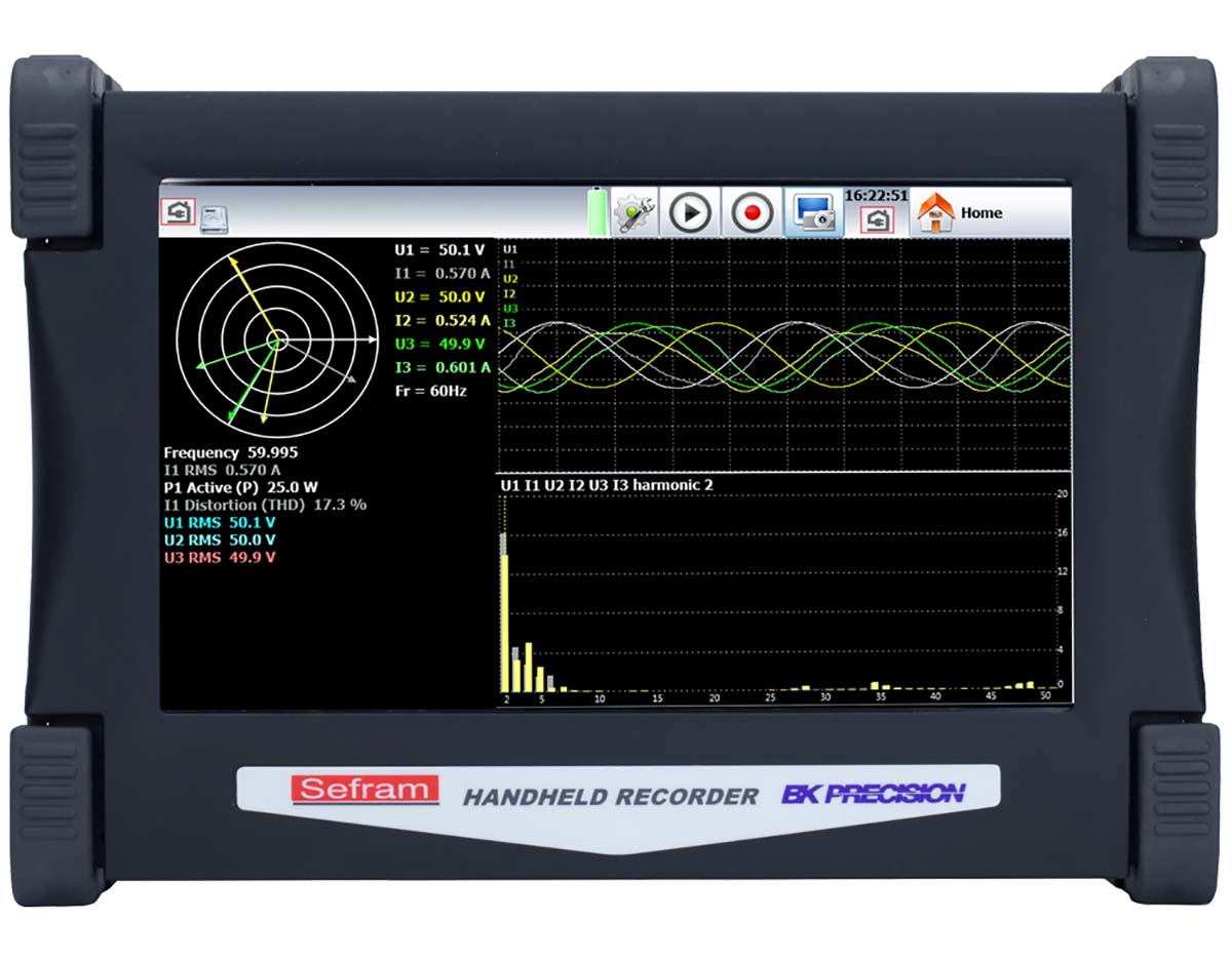 Sefram DAS50 Data Acquisition System, 4 Channel(s), Ethernet, USB, 1Msps, 14 bit