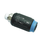 Legris Male Pneumatic Quick Connect Coupling, NPT 3/8 Male Threaded