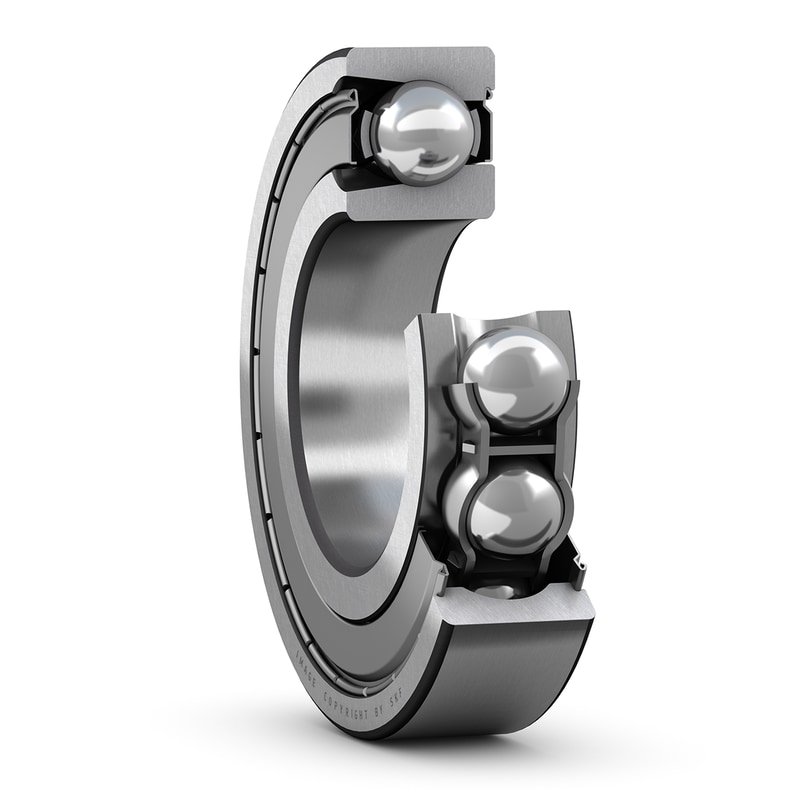 SKF 6313-2Z 1 Row Deep Groove Ball Bearing - 65 mm ID, 140 mm OD