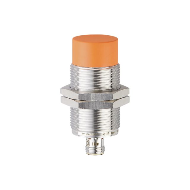 ifm electronic Inductive Threaded Barrel Proximity Sensor, M30, 15 mm Detection, PNP NO, 10 → 30 V dc