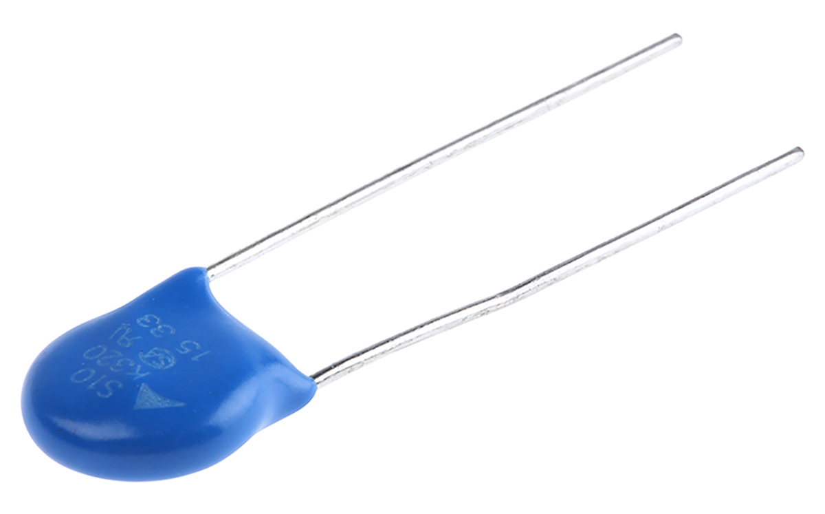 EPCOS, Standard Metal Oxide Varistor 170pF 25A, Clamping 840V, Varistor 510V