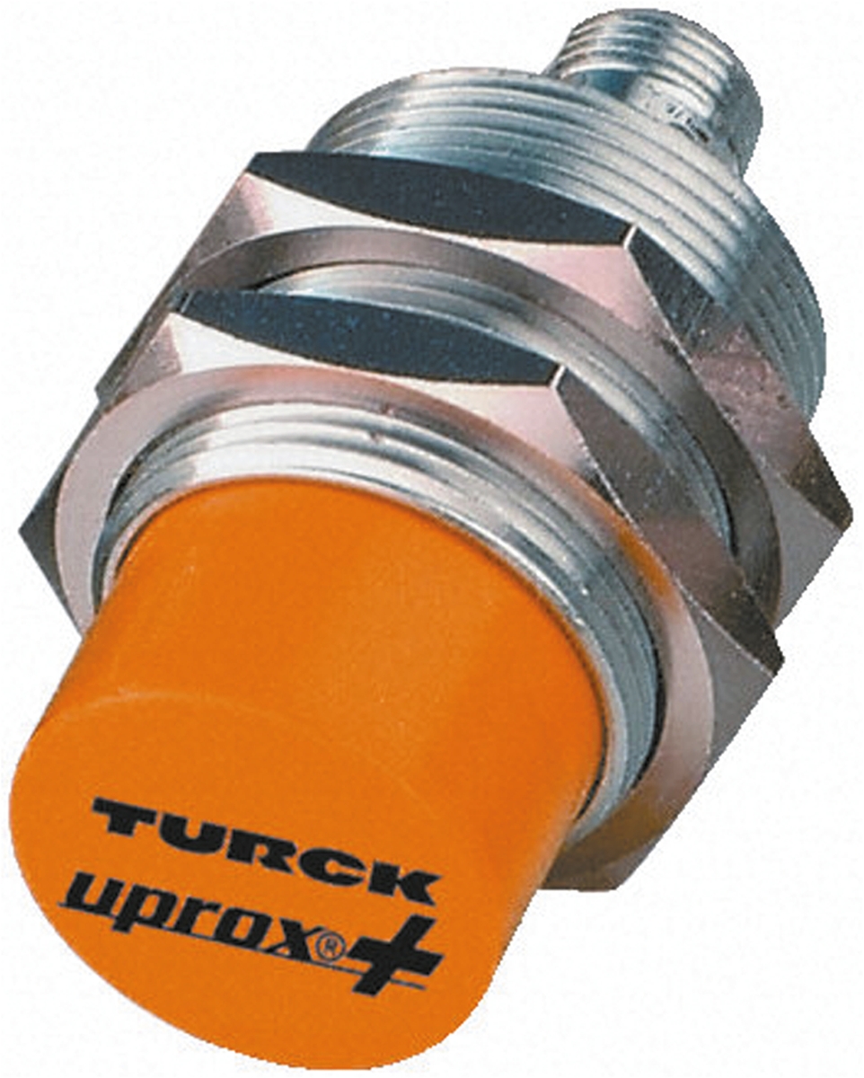 Turck Inductive Threaded Barrel Proximity Sensor, M30, 30 mm Detection, NPN NO, 10 → 30 V dc