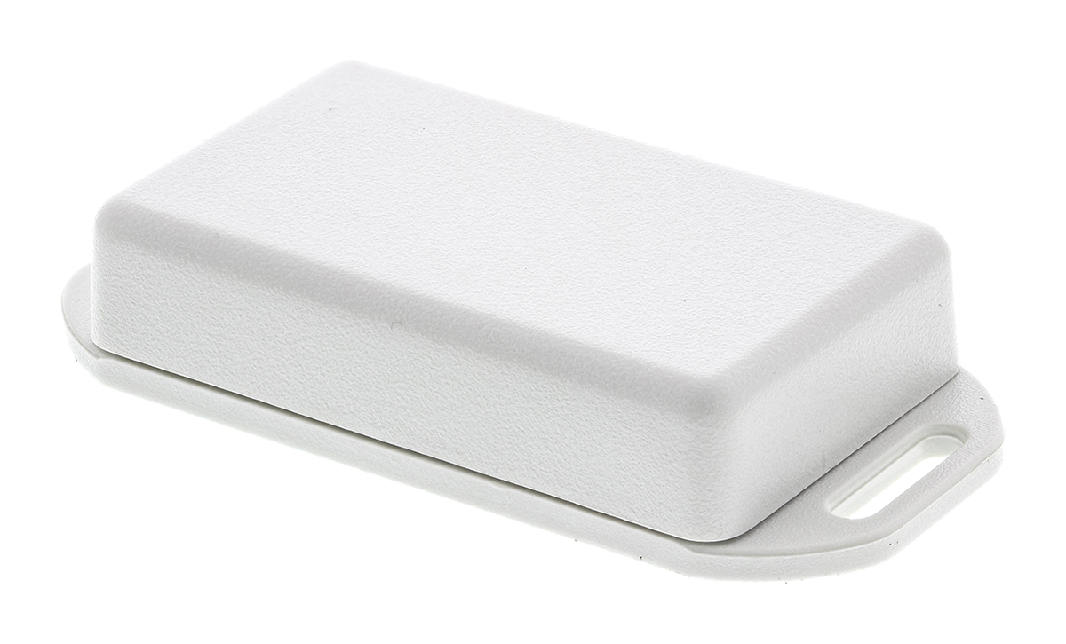 Hammond 1551 Series Grey ABS Enclosure, IP54, Flanged, Grey Lid, 60 x 35 x 15mm