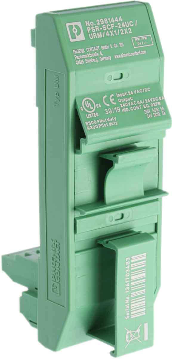 Phoenix Contact DIN Rail Force Guided Relay, 24V dc Coil Voltage, 4NO/2NC