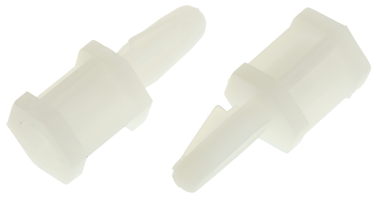 TCBS 6 01, 9.5mm High Nylon PCB Support Pillar for 4mm PCB Hole, 7.9mm Base