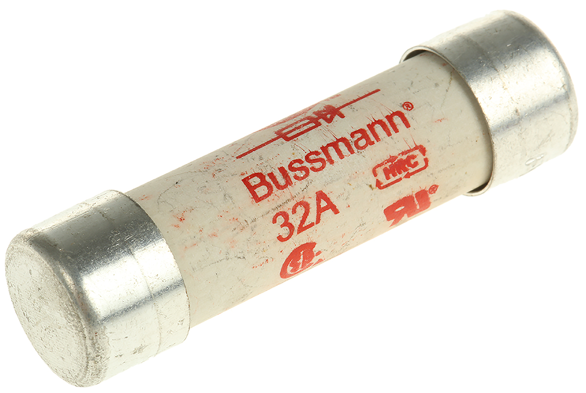 Eaton 32A F Ceramic Cartridge Fuse, 14 x 51mm