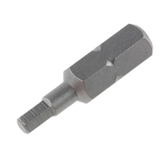 RS PRO Hexagon Screwdriver Bit, 5mm Tip, 1/4 in Drive, 25mm Overall