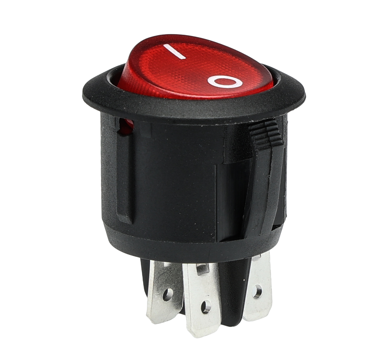 RS PRO Illuminated DPST, Off-None-On Rocker Switch Panel Mount