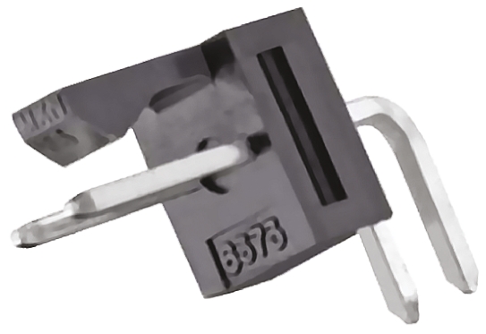 Molex KK 254 Series Right Angle Through Hole Pin Header, 2 Contact(s), 2.54 mm Pitch, 1 Row, Unshrouded