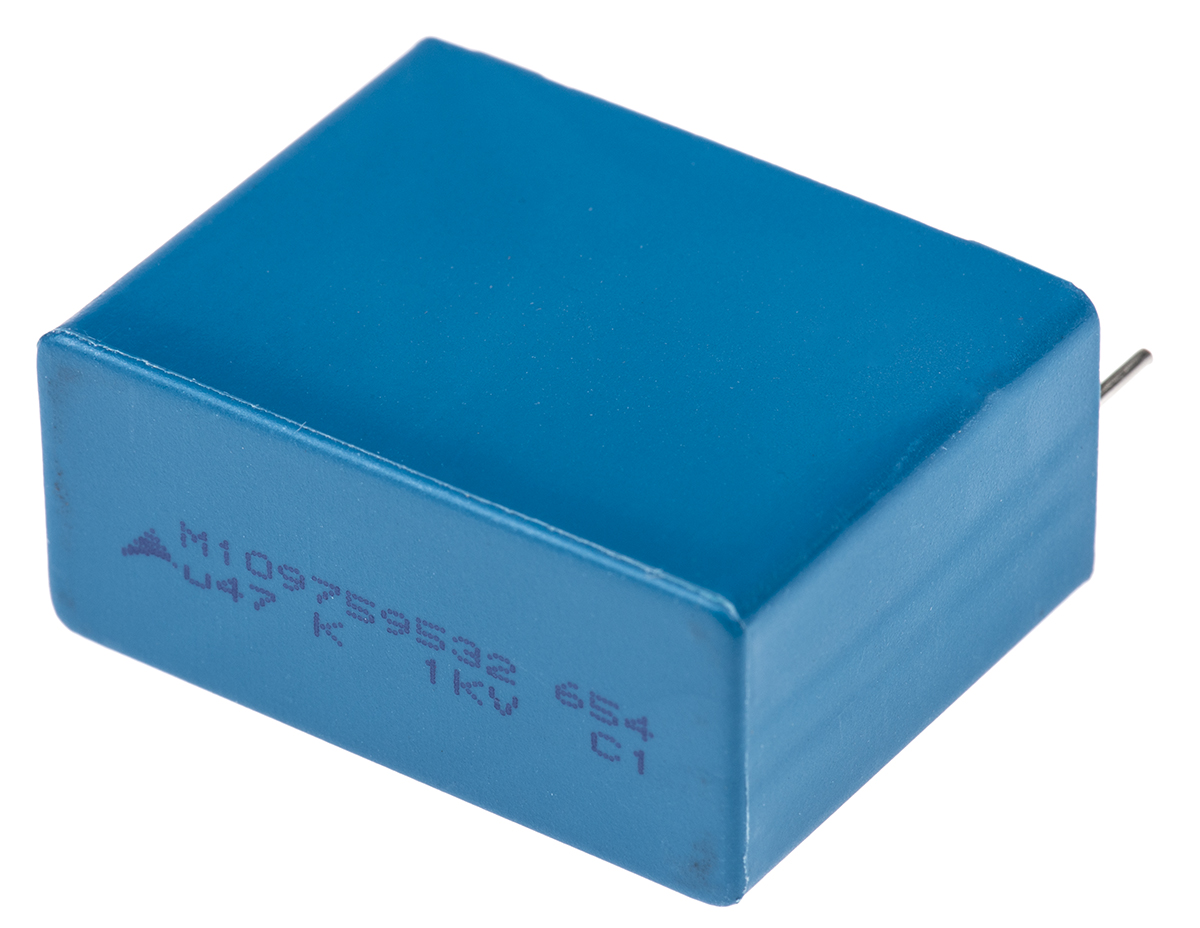 EPCOS B32654 Polypropylene Film Capacitor, 1 kV dc, 250 V ac, ±10%, 470nF, Through Hole