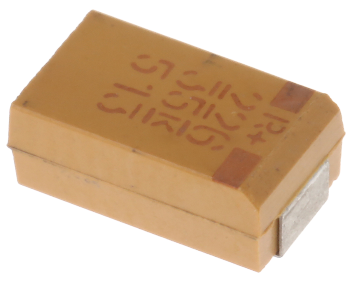 KEMET 22μF MnO2 Tantalum Capacitor 35V dc, T495 Series