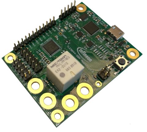 Infineon TLE9844-2QX-APPKIT Motor Controller for ARM Cortex-M0 MCU, 4 kB RAM, 64 kB flash memory for Automotive, Motor