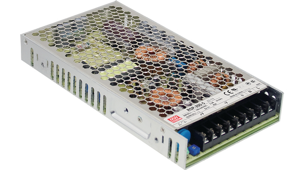 MEAN WELL Switching Power Supply, RSP-200-36, 36V, 5.56A, 200.16W, 1 Output, 88 → 264V ac Input Voltage