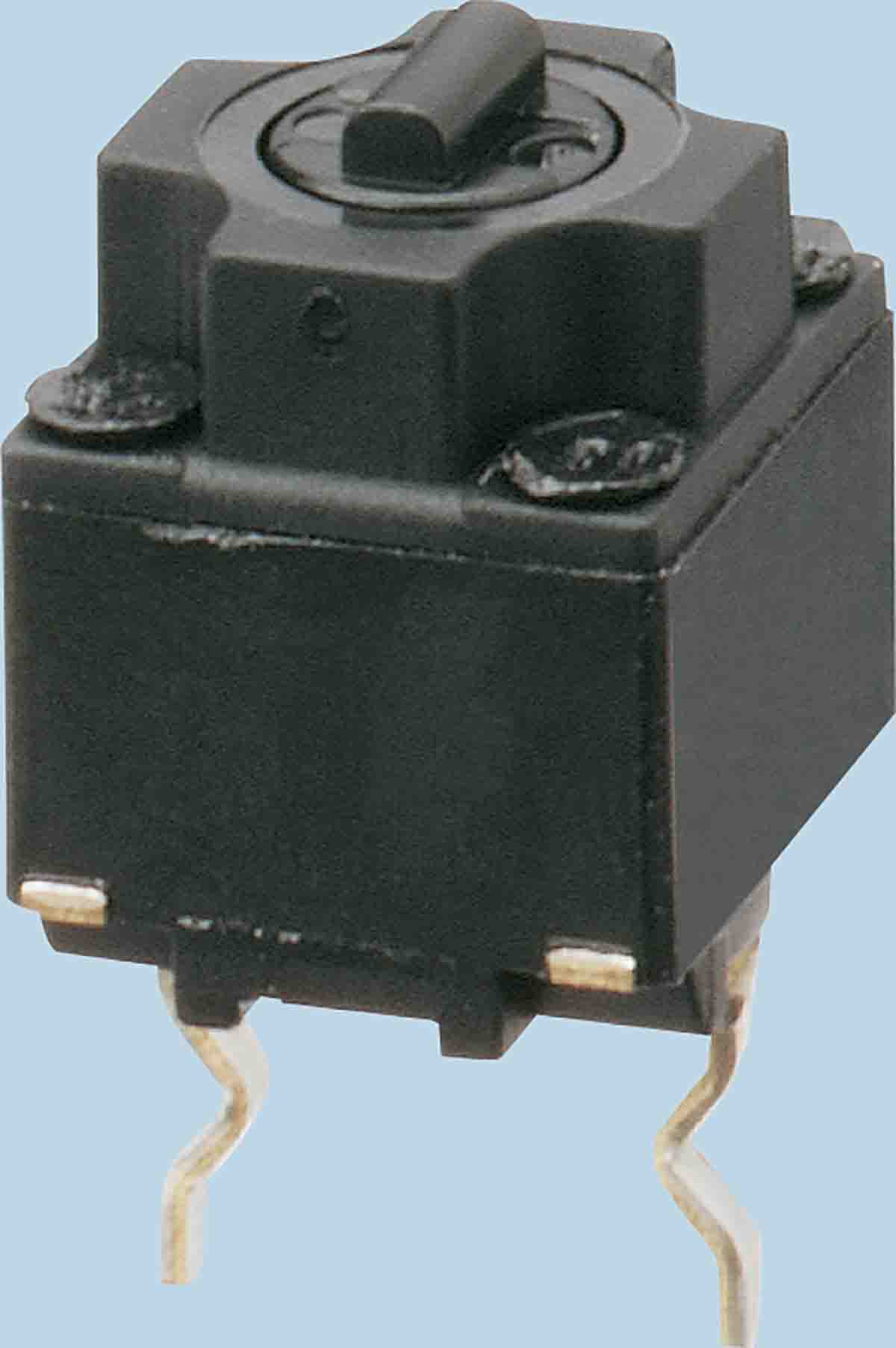 Panasonic Black Tactile Switch, SPST 50 mA @ 30 V dc 7.45mm