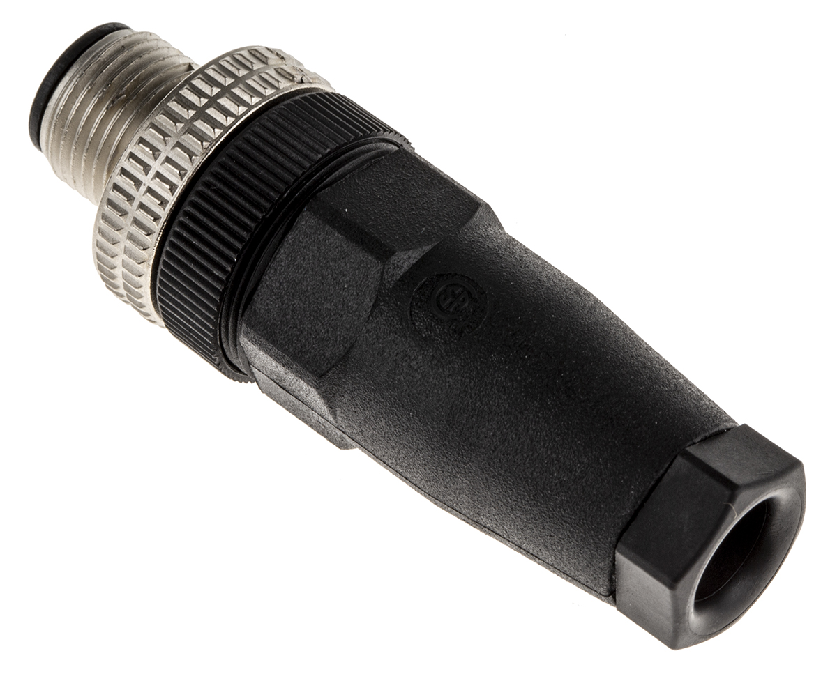 Hirschmann Circular Connector, 5 Contacts, Cable, M12 Connector, Plug, Male, IP67, E Series