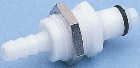 Colder Products Hose Connector, Straight Hose Tail Coupling 1/8in ID, 8.3 bar