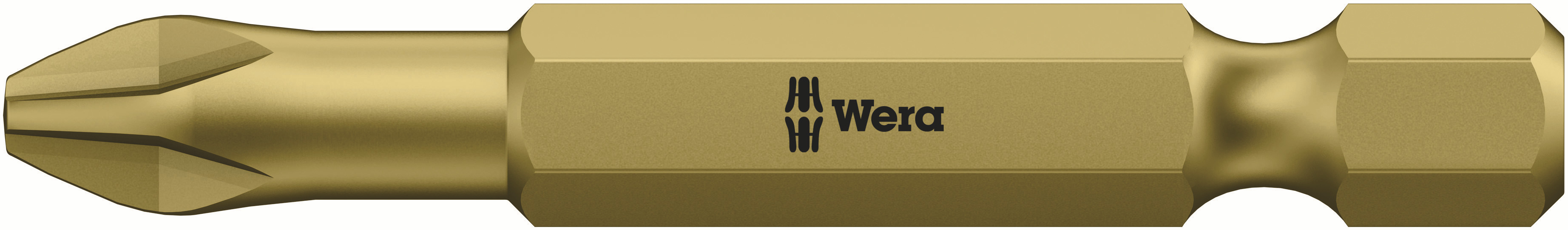 Wera Phillips Screwdriver Bit, PH3 Tip, 50 mm Overall