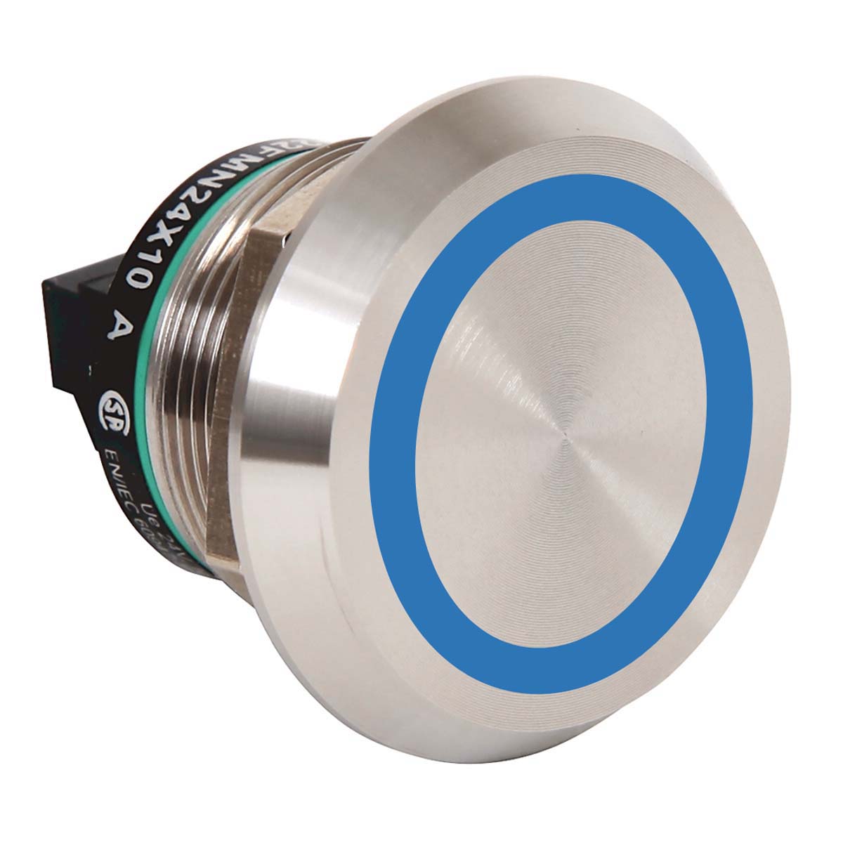 Allen Bradley 800K Series Illuminated Push Button, Panel Mount, 22mm Cutout, SPST, IP69K