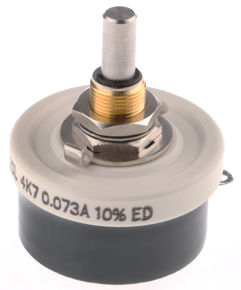 Vishay 25W 4.7kΩ Wirewound Rheostat, RT025AS4701KB