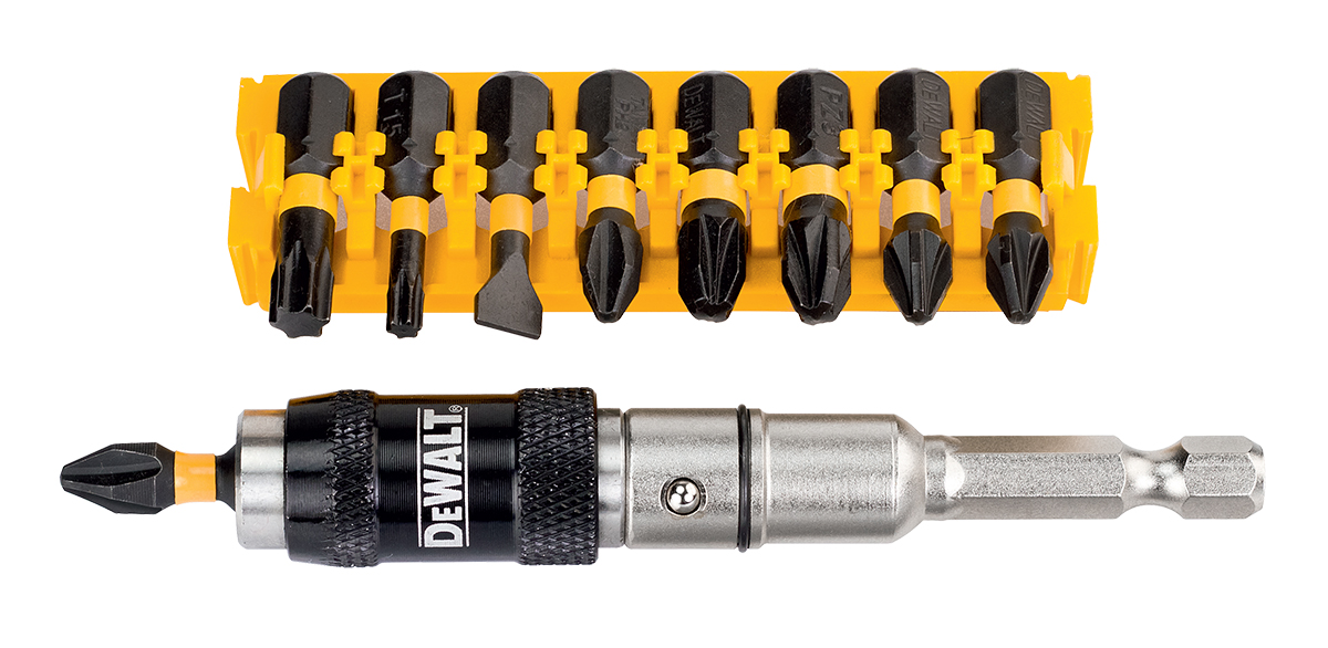 DeWALT Driver Bit Set 10 Pieces, Phillips, Slotted, Torx