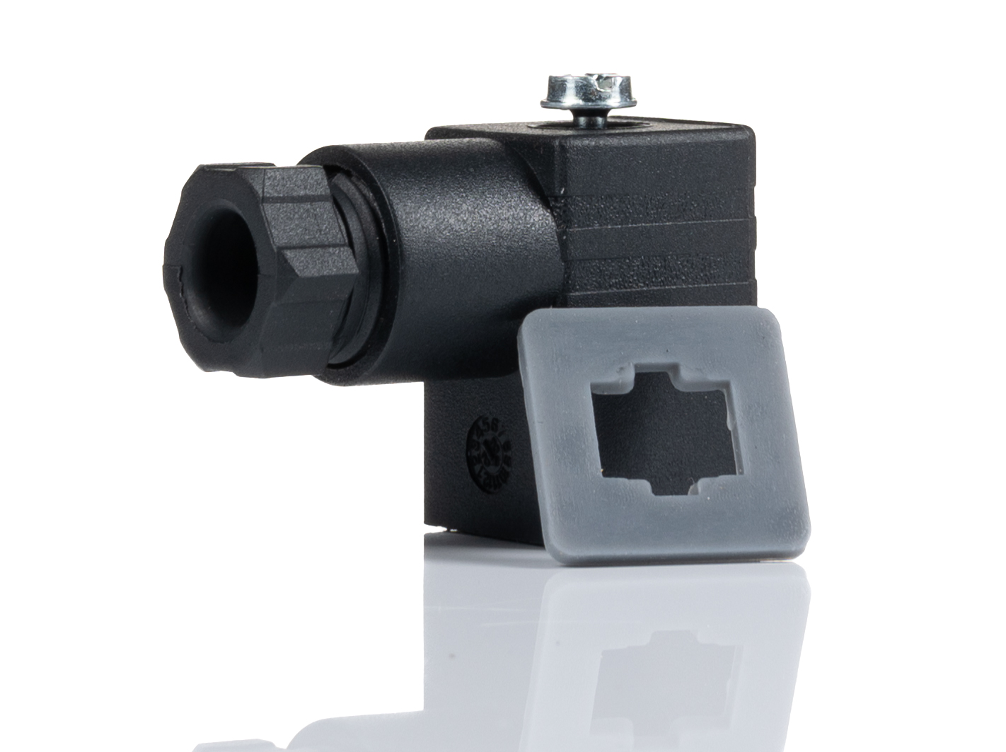 RS PRO 3P+E DIN 43650 C, Female Solenoid Valve Connector, , 250 V ac Voltage