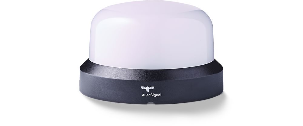 AUER Signal RCMM Series Blue, Clear, Green, Magenta, Red, Turquoise., Yellow Steady Beacon, 110-240 V ac, Horizontal,