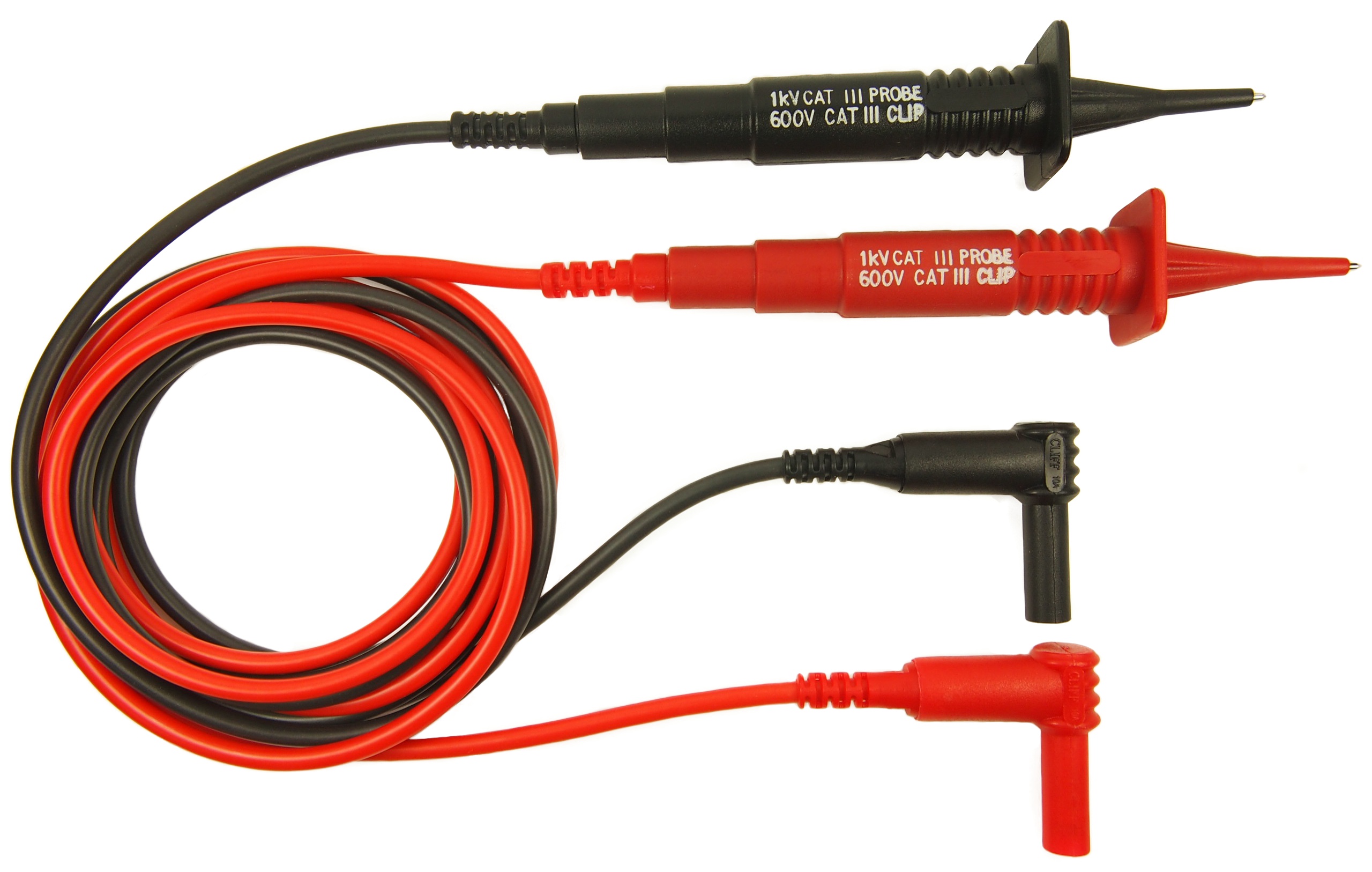 RS PRO Test Lead & Connector Kit With 1 Black Lead Assembly, 1 Red Lead Assembly