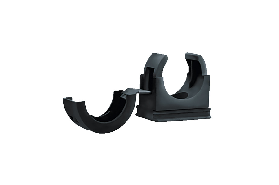 HellermannTyton, Cable Clip, 13mm Nominal Size, M5, Polyamide 6.6 (PA66), Black