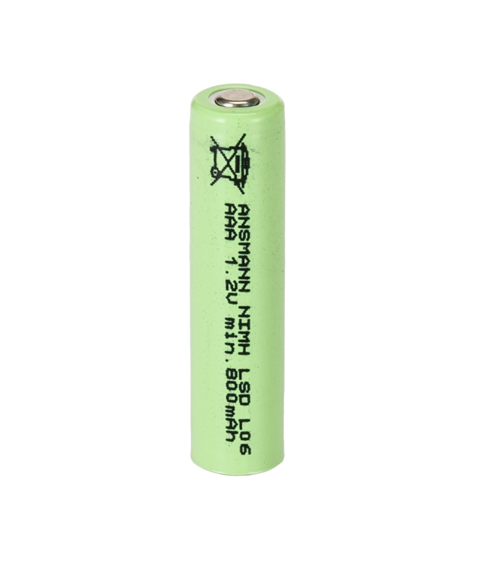 Ansmann NiMH Rechargeable AAA Battery, 800mAh, 1.2V