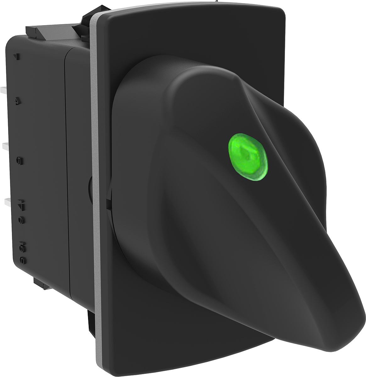 Carling Technologies, 2 Position DPDT Rotary Switch, 15 A @ 24 V, Quick Connect