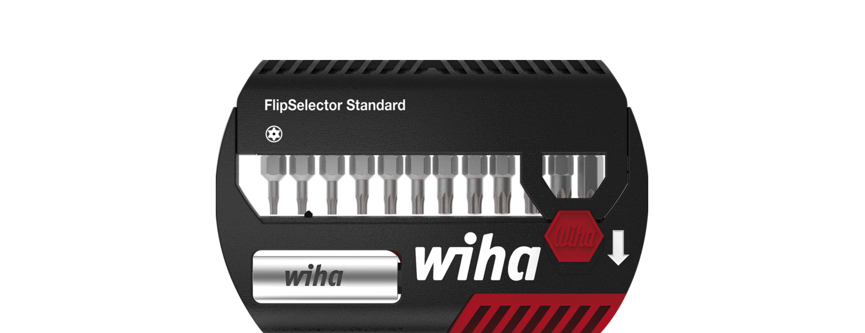 Wiha Electric Bit Set 11 Pieces, Pozidriv, Slotted
