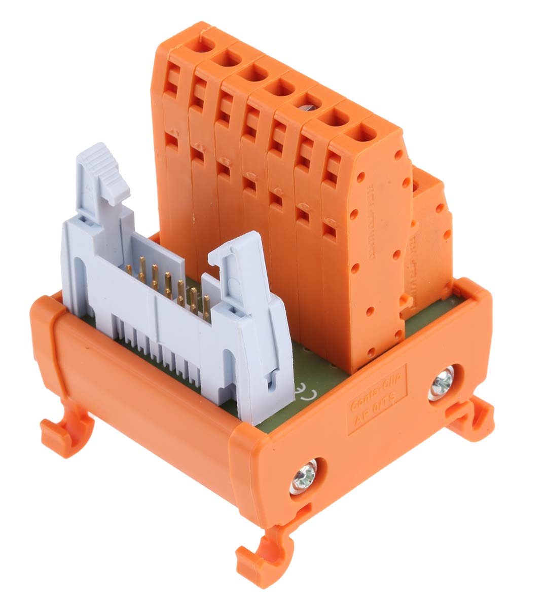 RS PRO 14-Contact Male Interface Module, Flat Ribbon Cable Connector, DIN Rail Mount, 1A