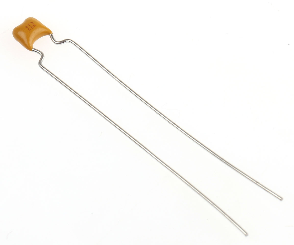 KYOCERA AVX 47nF Multilayer Ceramic Capacitor MLCC, 50V dc V, ±10% , Through Hole