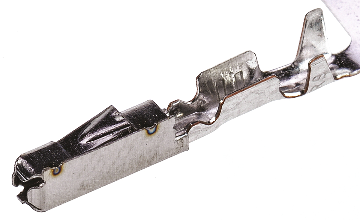 TE Connectivity AMPMODU MOD II Series Female Crimp Terminal, 26AWG Min, 22AWG Max