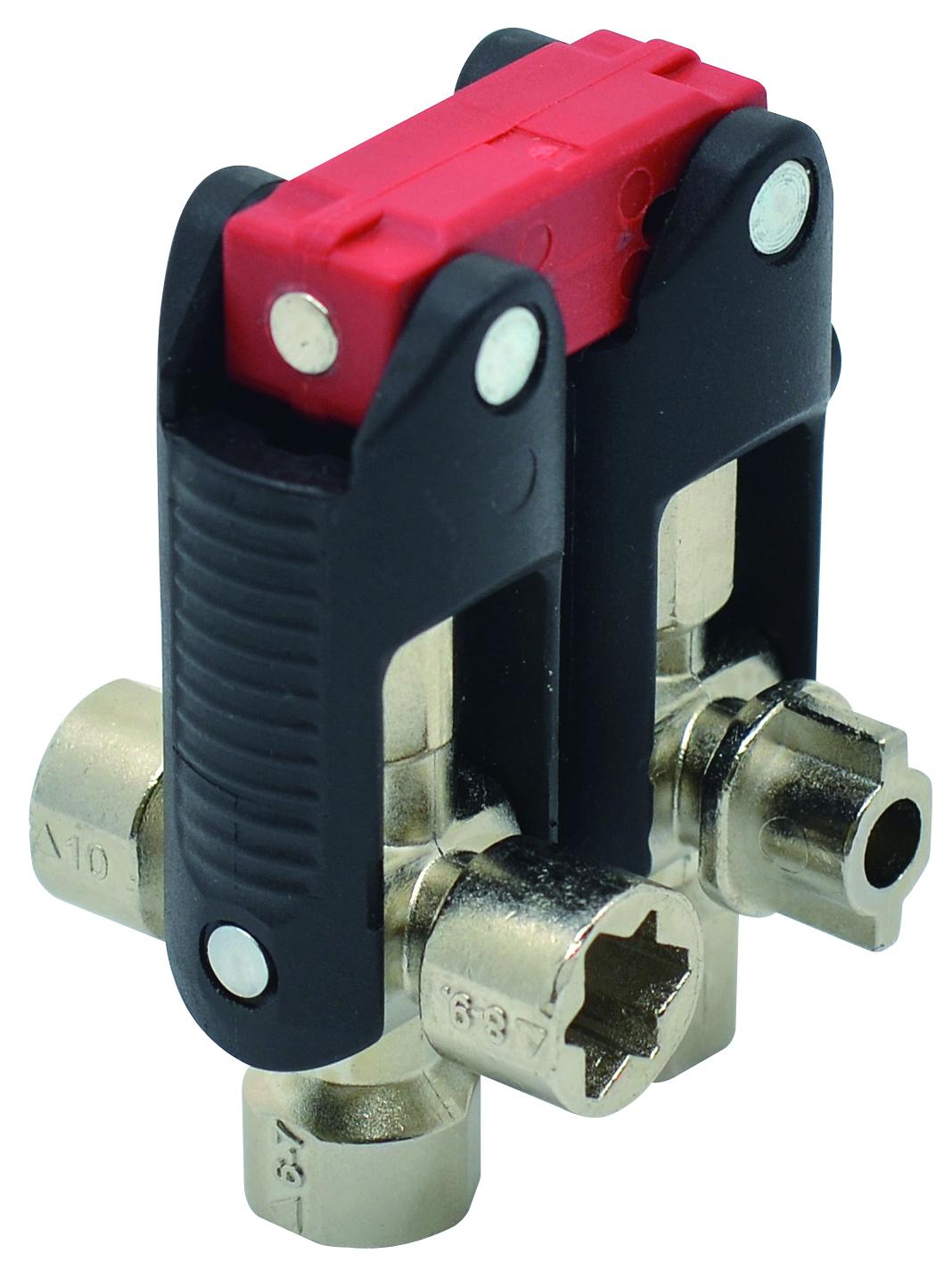 RS PRO Diecast Zinc, Fiberglass Reinforced Plastic 13-way Control Cabinet Key