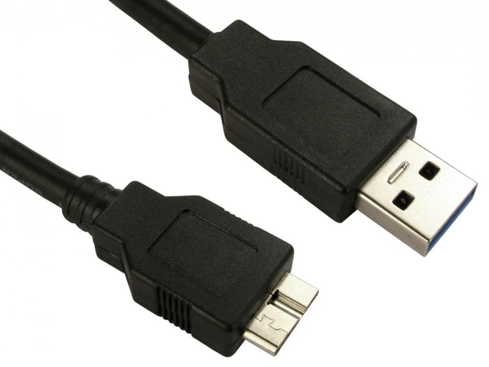 RS PRO USB 3.0, Male USB A to Male USB B, 5Gbps, 0.7m