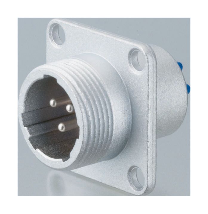 Nanahoshi Kagaku Circular Connector, 7 Contacts, Panel, Socket, Male, NJC Series