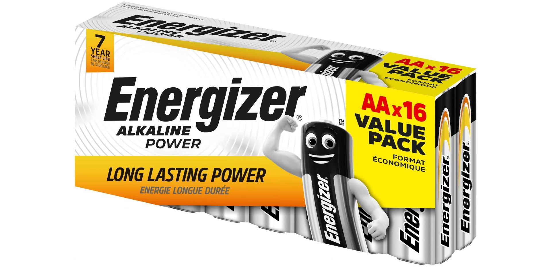 Energizer Alkaline Zinc Manganese Dioxide AA Batteries 1.5V