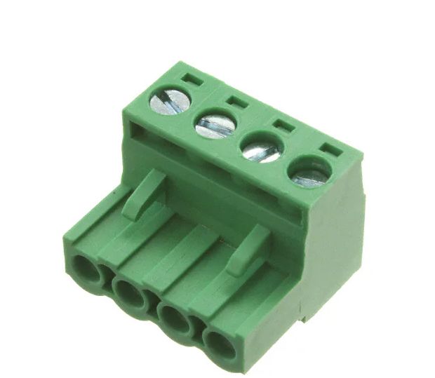 RS PRO, 5mm Pitch, 4 Way, Pluggable Terminal Block, Plug, Free Hanging (In Line)