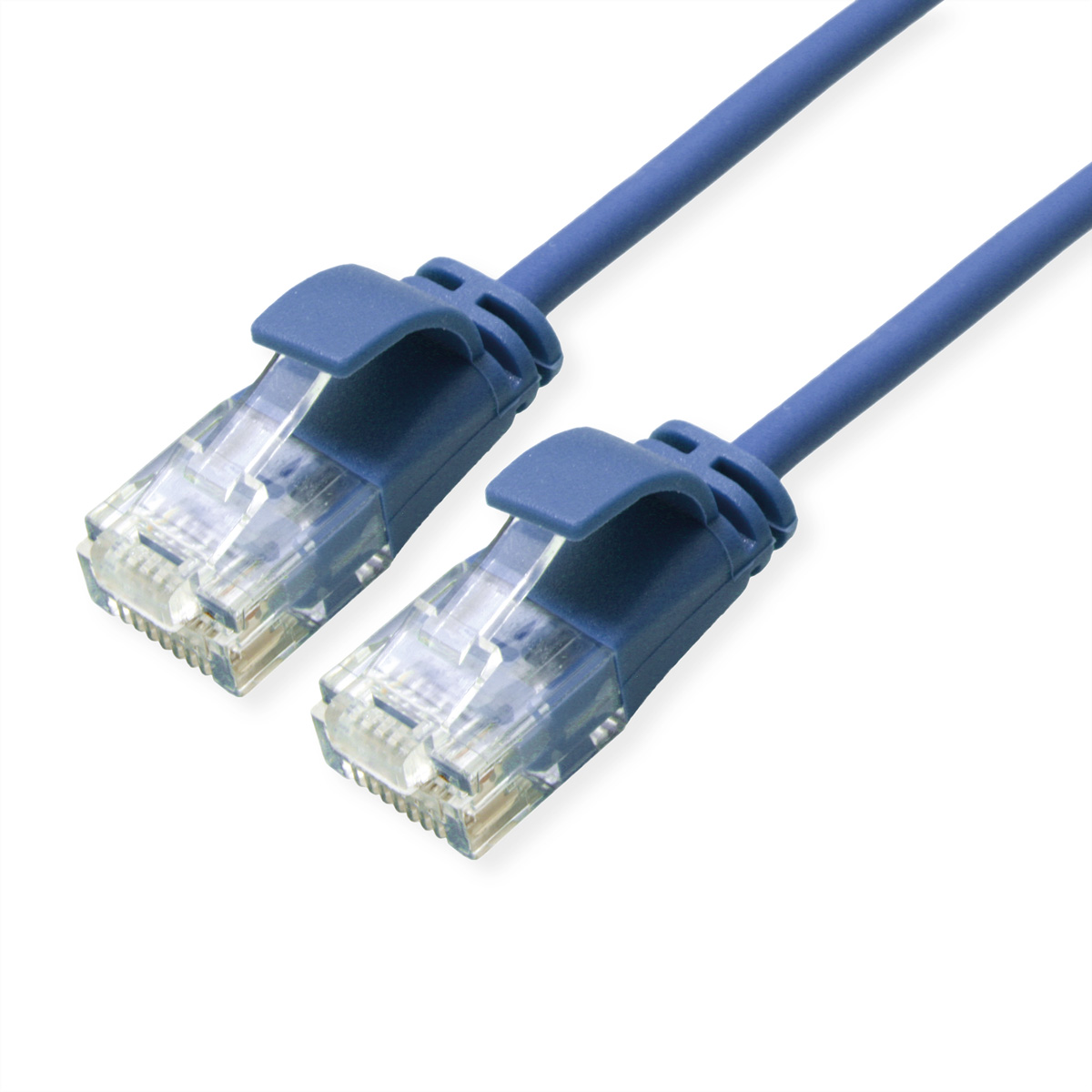 Roline, 1m Cat6a, Blue RJ45 to Male RJ45 Male, UTP Unshielded, Terminated LSZH Sheath